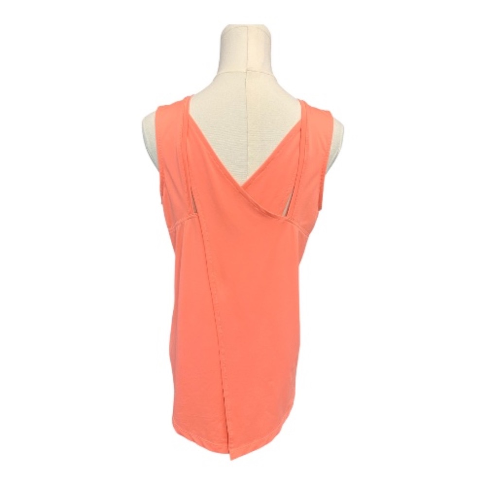 ๐ EUC LUCKY IN LOVE Coral Split Back Tank Top | Size M - Picture 4 of 8